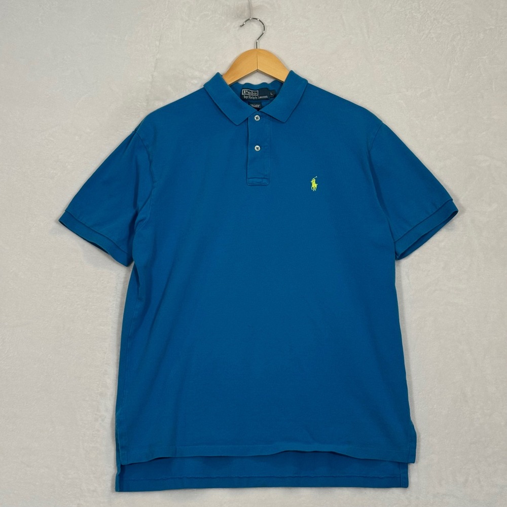 Polo Ralph Lauren Blue Short Sleeve Polo Shirt Large